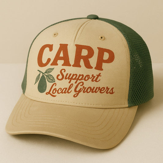 CARP Hat – Support Local Growers (Avocado Design)
