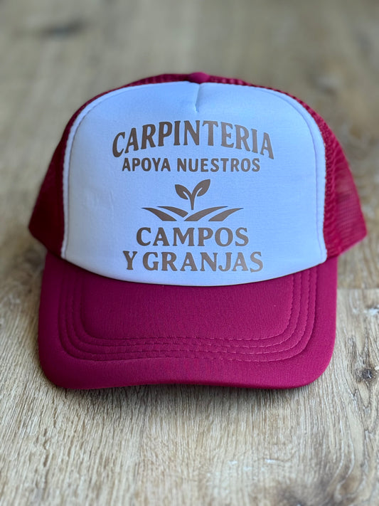 Carpinteria Apoya Nuestros Campos y Granjas  - Espanol