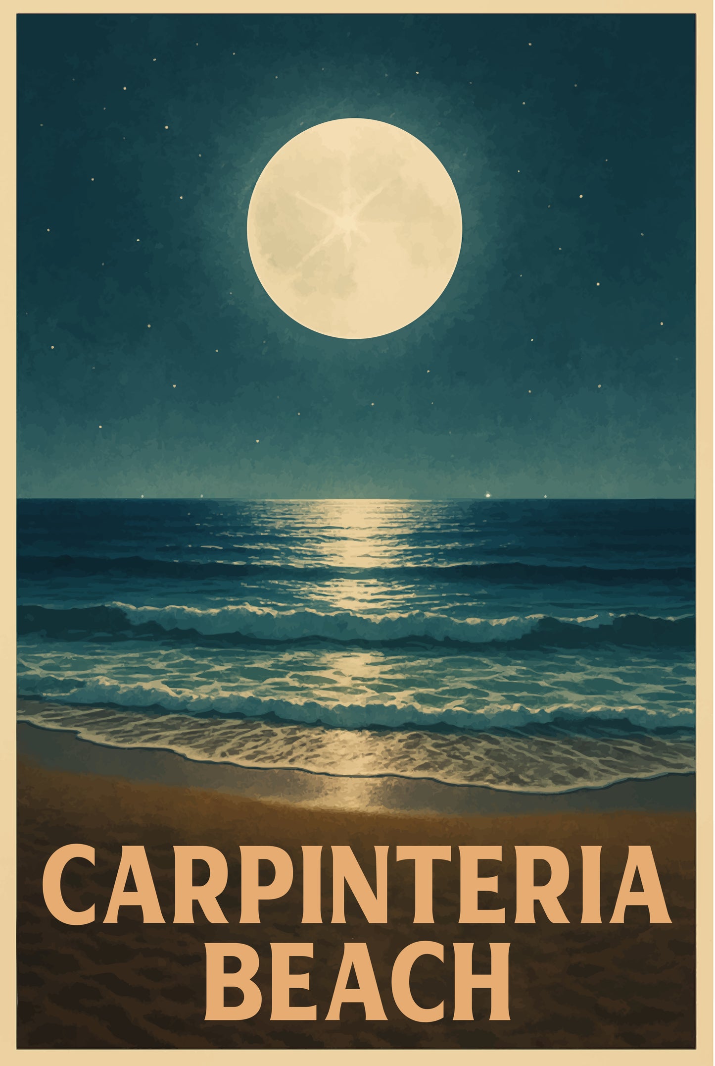 Moon - POSTCARD 6"X9"