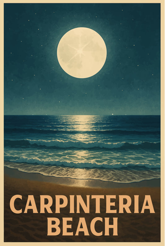 Moon - POSTCARD 6"X9"