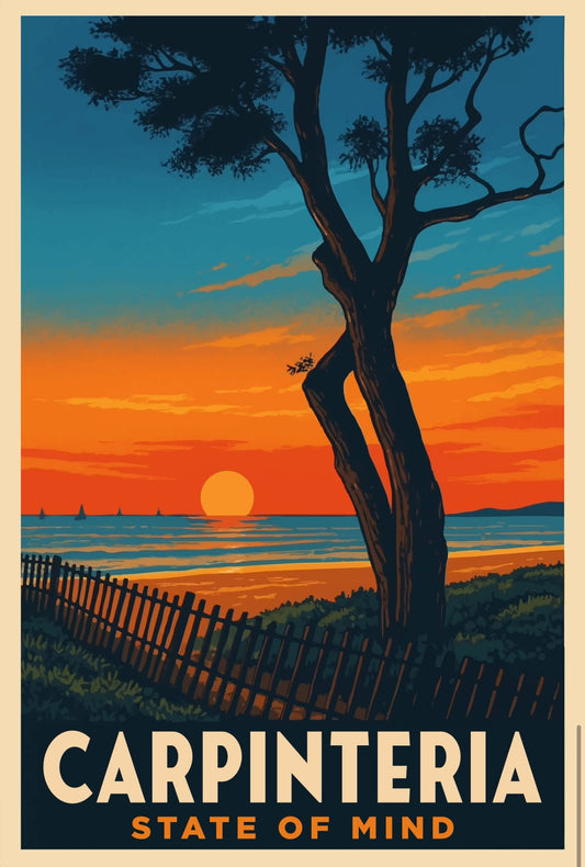 Sunset From Boardwalk - POSTCARD 6"X9"
