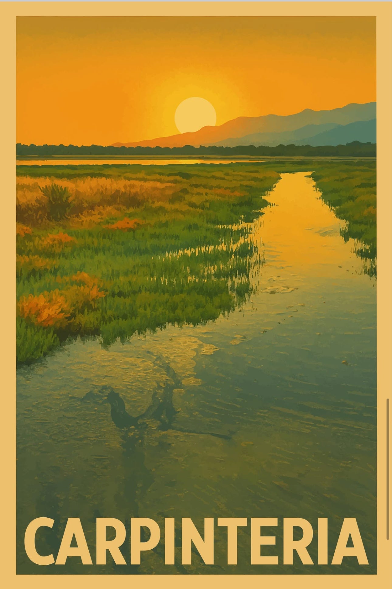 Salt Marsh Sunset